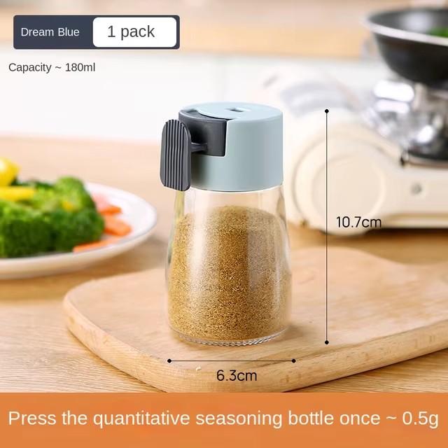 Мерная бутылка для приправ, прочный и безопасный шейкер для специй, прозрачная герметичная солонка, точный контроль, здоровое потребление, кухонные гаджеты