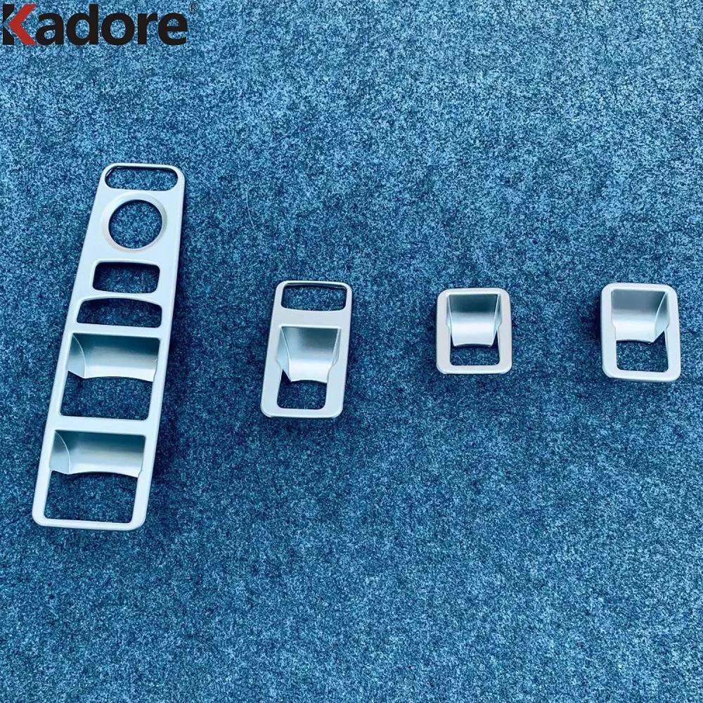 For Honda Civic 2024 Carbon Fiber Car Inner Door Window Lift Switch Button Panel Cover Trim Interior Accessories