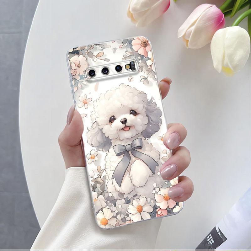 Для Samsung S10 Plus S10 5G Чехол Роскошный Чехол для Телефона Для Samsung GalaxyS10 S10E Мраморный Цветочный Прозрачный Мягкий Силиконовый Защитный Чехол