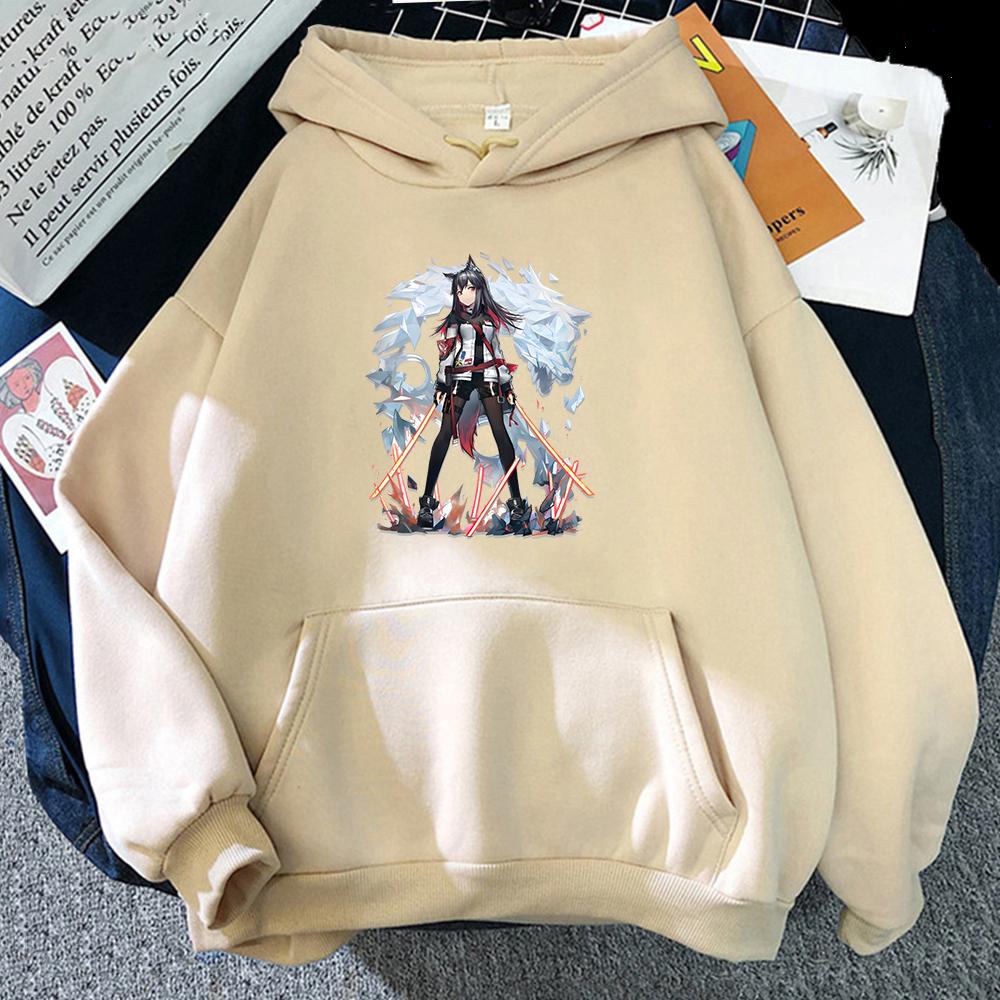 Arknights PRELUDE TO DAWN Game Anime Men Hoodie Kawaii Sweatshirt Couple Long Sleeve Japanese Anime Clothes Winter Hoodies
