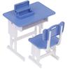 1 комплект миниатюрный кукольный домик школьная парта стул + пенал ролевые игры канцелярская модель для кукольных аксессуаров игрушка