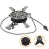 Hanlu Outdoor Портативная походная плита из нержавеющей стали с 5 горелками