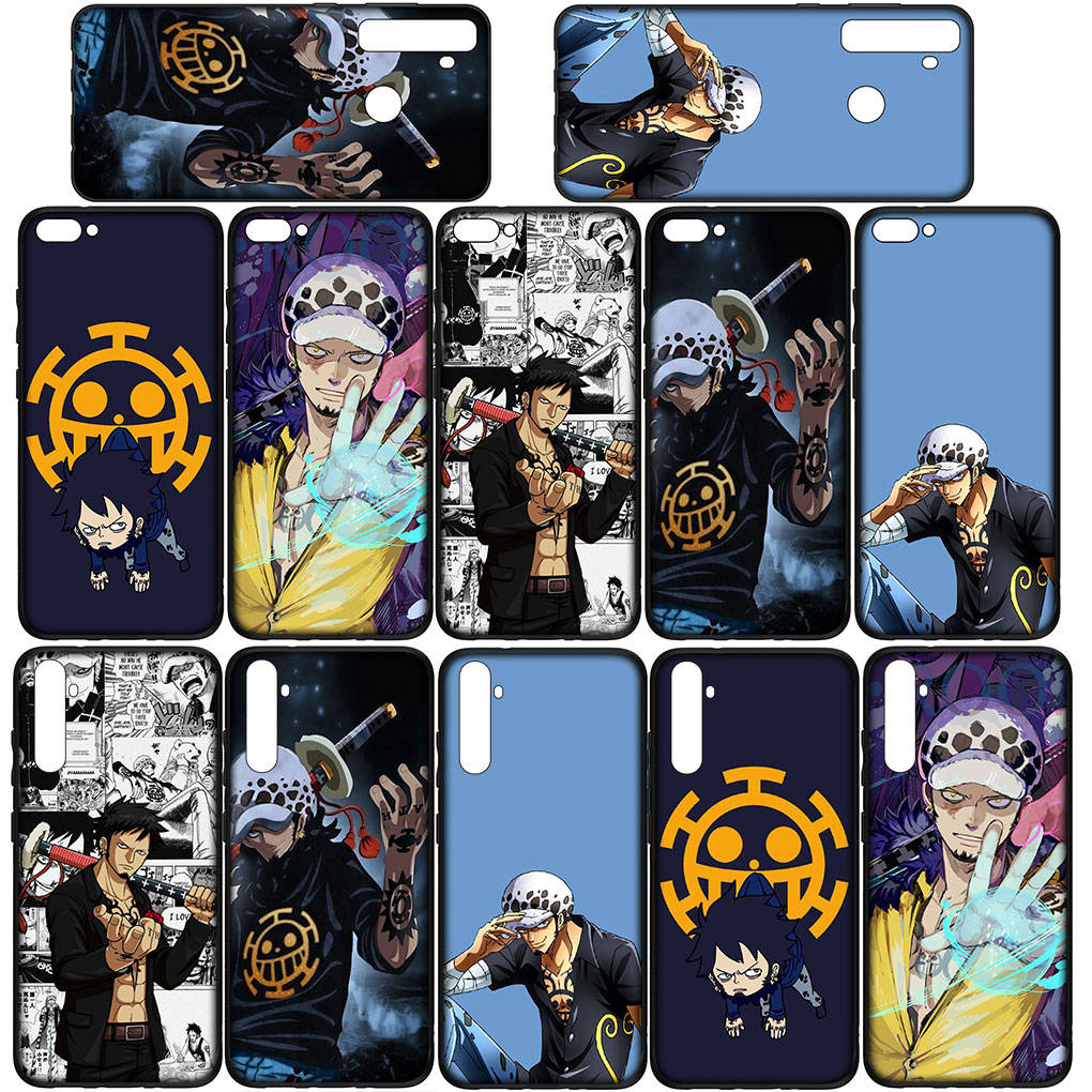 Чехол для iPhone 16 15 Xiaomi Redmi Note 14 13 12 11 Pro Max X 8 9 16e Samsung Galaxy S25 S24 S23 Moto OPPO Huawei Trafalgar Law One Piece Phone Case