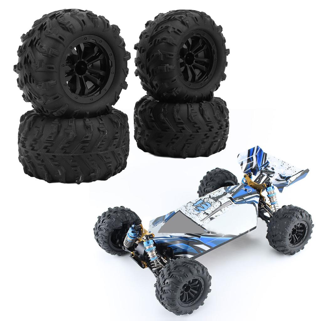 4 шт. Запасные левые правые колеса Модернизированные детали Резина Резина для WLTOYS 144001 144002 для SCY16101