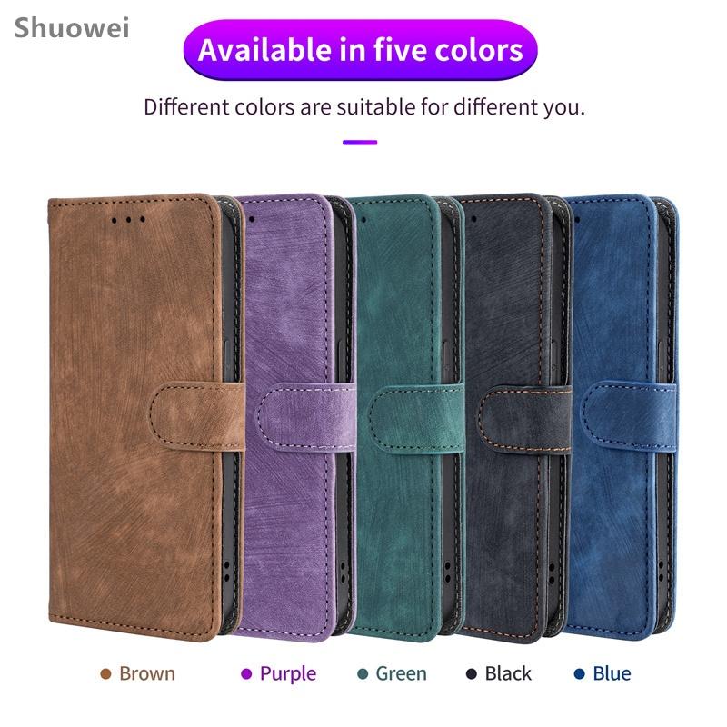 For Vivo Iqoo Z11X V70 ELite S50 X300 Y05 Y11D Y21 Y21D Y31 Y31D Y500i FE Ultra Pro 4G 5G Case Flip Leather Wallet Shockproof Cover Card Holder Stand