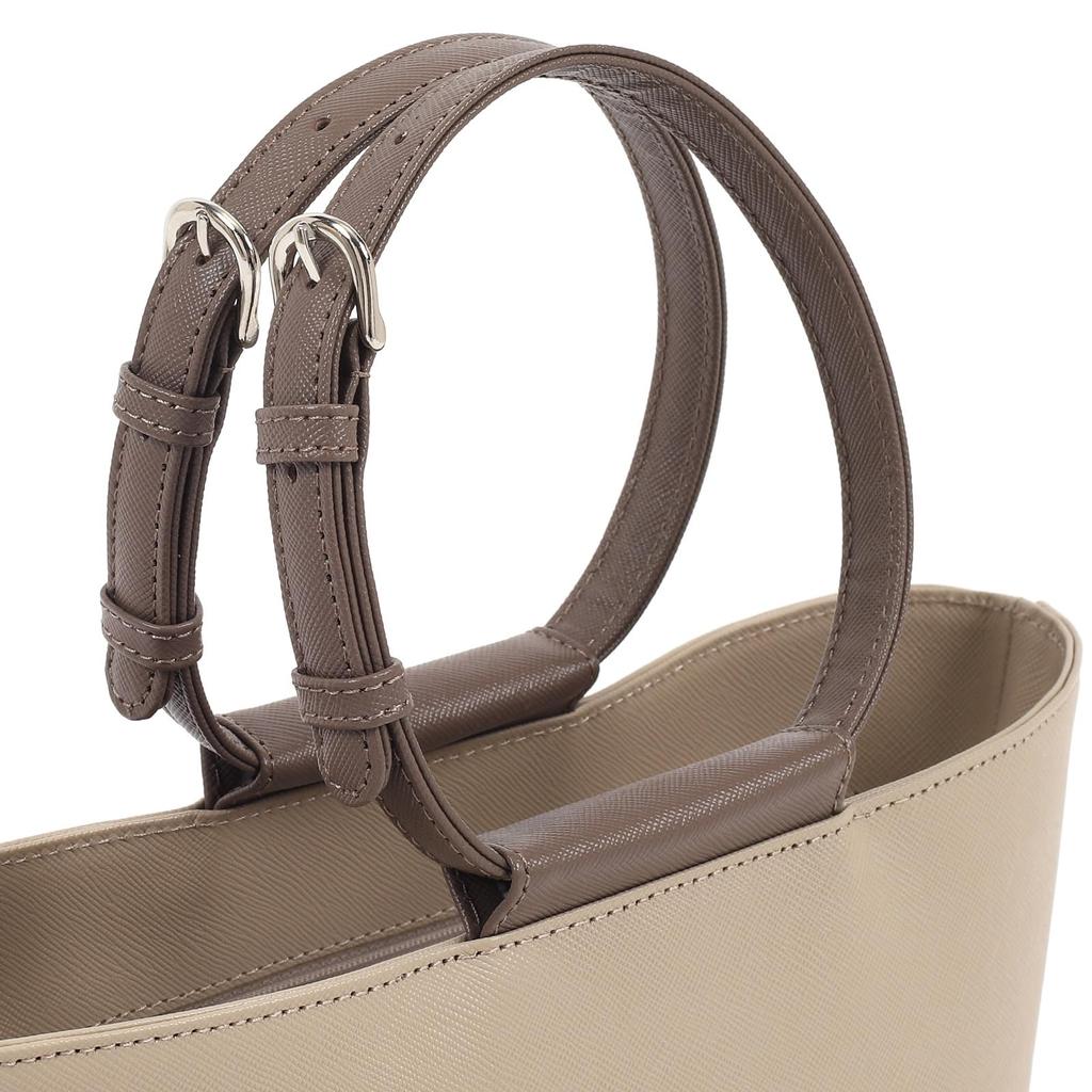 Сумка с ремешком, песочная 52641 [Kitamura] Y-1406, женская, бежевая/какао