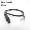 DIY 4Pin 5Pin 6Pin Jack Car DVR Camera Extension Cable HD Monitor Vehicle Rear View/Back Up Camera Wire Male Female Plug Cord