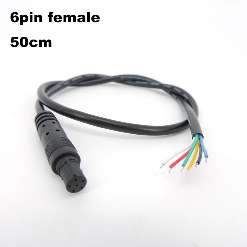 DIY 4Pin 5Pin 6Pin Jack Car DVR Camera Extension Cable HD Monitor Vehicle Rear View/Back Up Camera Wire Male Female Plug Cord
