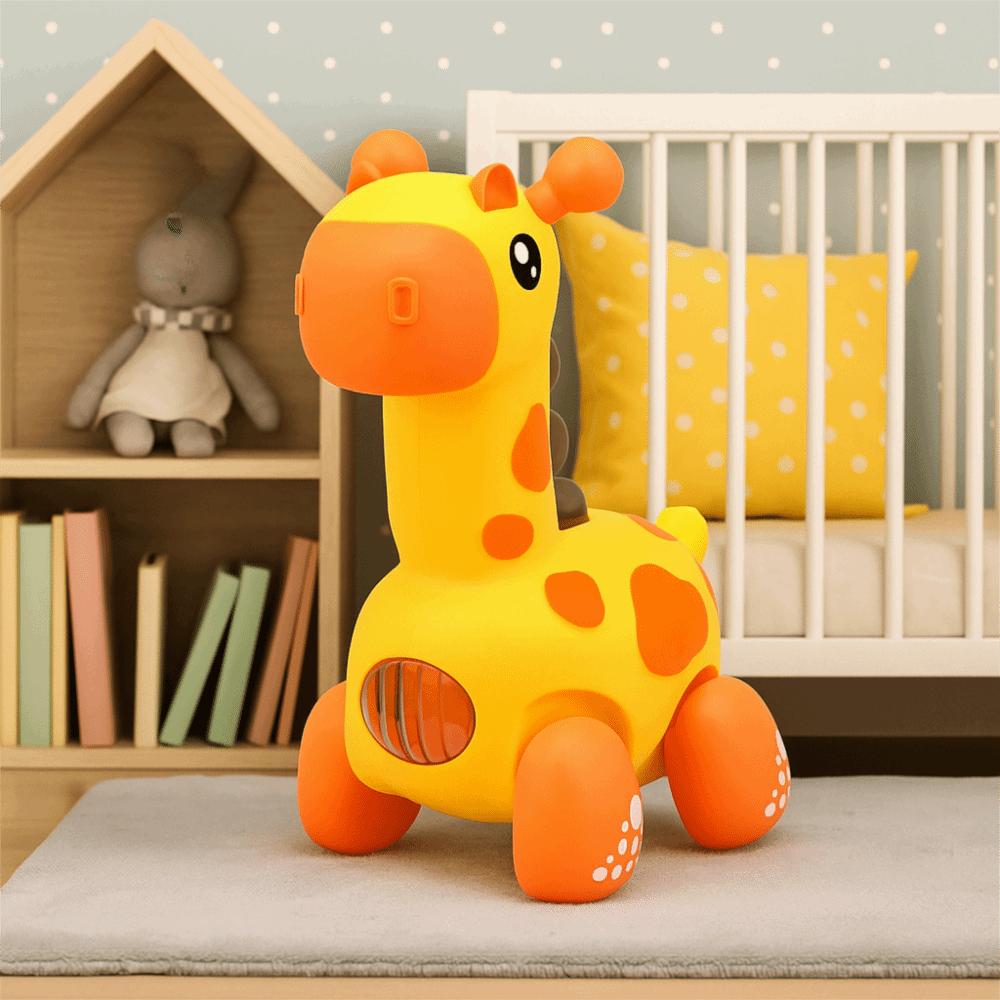 with Leash Giraffe Toys Sound and Light Animals Toys Early Education Toys Crawling Stage