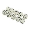 20PCS Dice Cubes Luminous Large Size Plastic with Black Points 6 Sided Dice for Bar Table Game