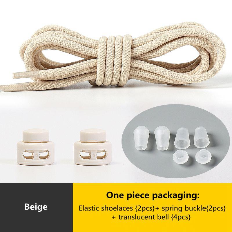 № 8. Шнурки с пружинным замком без завязок. Эластичные шнурки. Кроссовки для детей и взрослых. Быстрые шнурки для обуви. Круглые шнурки без завязок.