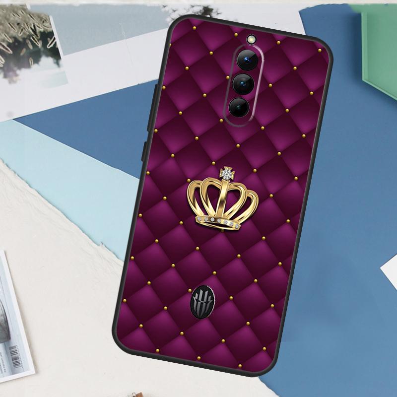Quilted Texture Sofa Pattern Crown For Nubia Red Magic 10 Pro Plus 6 7 6S 7S Pro 5G 6R Case For RedMagic 8S 9S 9 8 Pro Plus