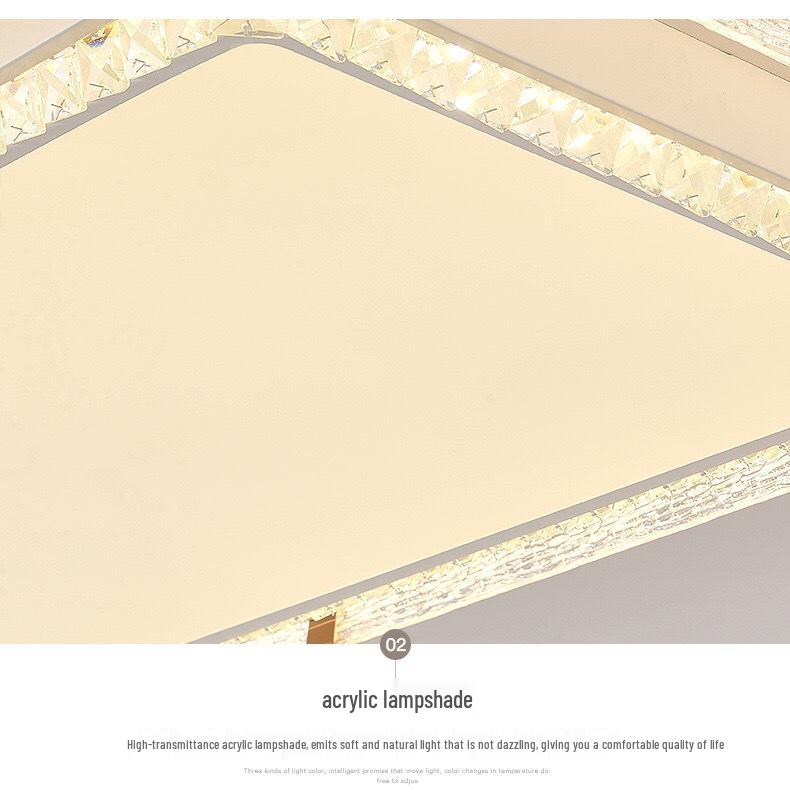 Современный потолочный светильник с полной защитой глаз - Модель 2025 года для гостиной и главной спальни