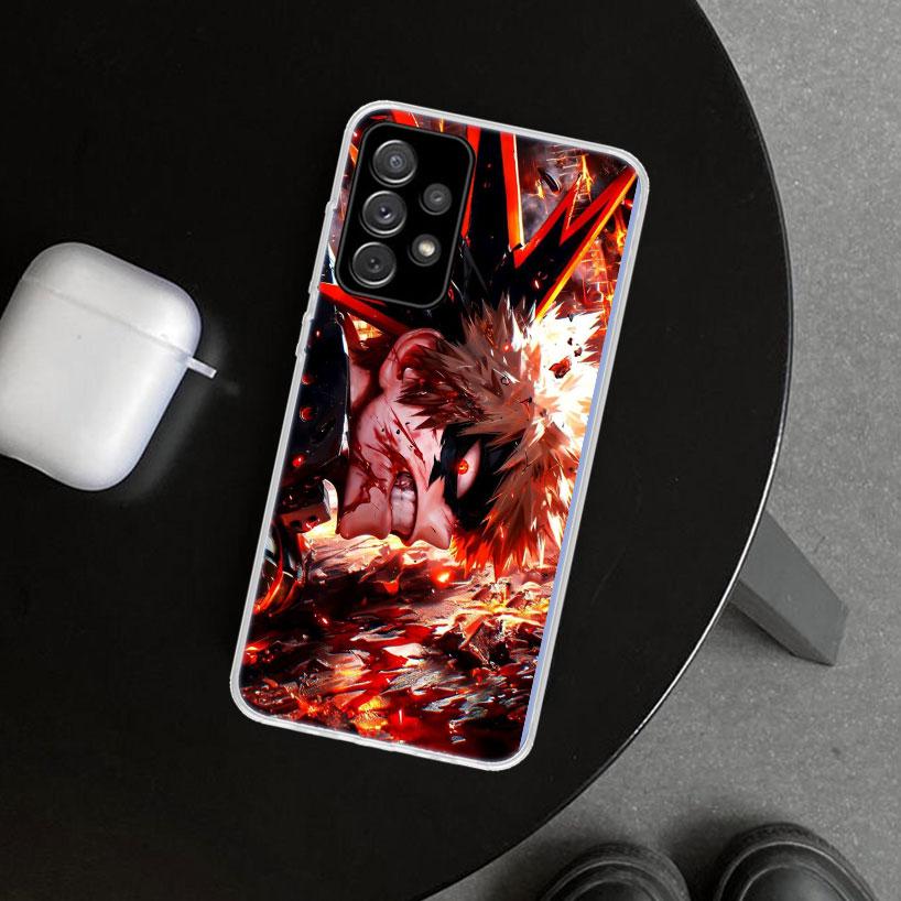 Чехол для телефона Dakugou Katsuki MHA My Hero для Samsung Galaxy A12 A22 A32 A52 A72 A02S A51 A50S A31 A20S A10S Note 20 Ultra 10