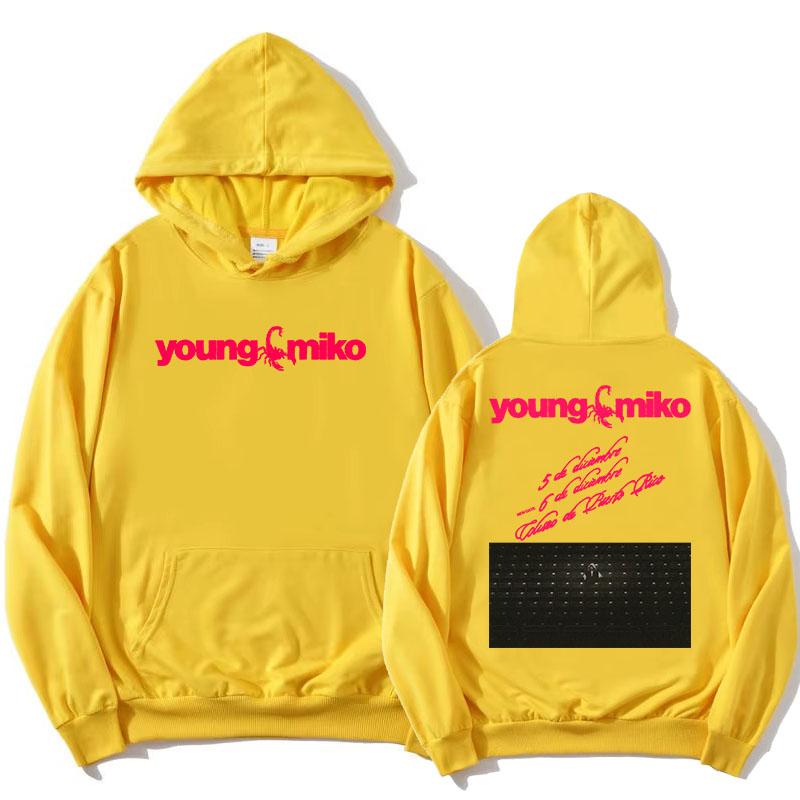 Толстовки Young Miko Tour 2026 DO NOT DISTURB Альбом Графические Свитшоты Флис Зимние Флисовые Толстовки с Капюшоном Пуловеры Уличная Одежда Женские