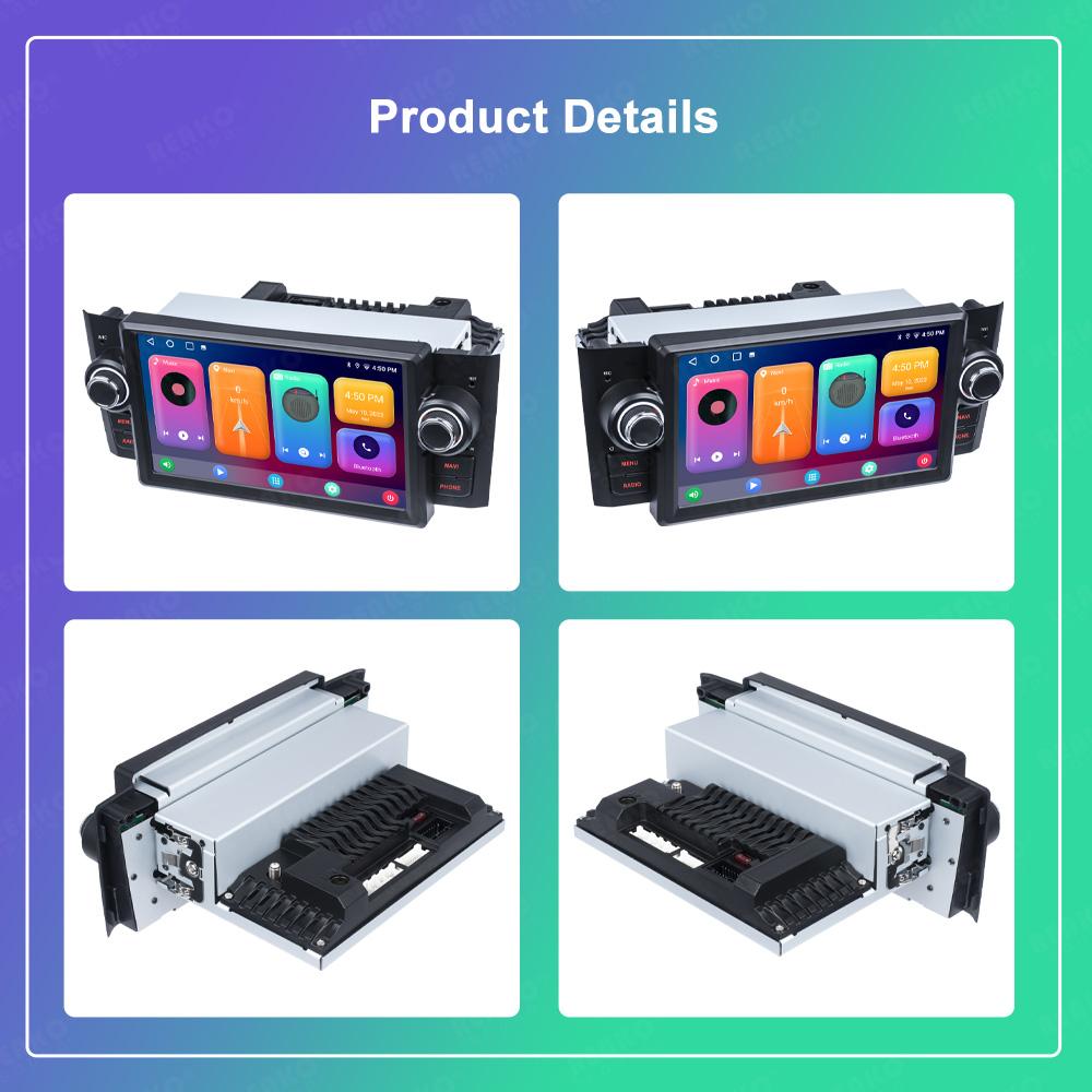 7-дюймовый автомобильный радиоприемник, мультимедийный видеоплеер, навигация, Android 14, для Fiat Grande Punto Linea 2007-2012, экран Autoradio 4G Carplay