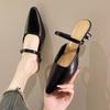 Короткие туфли-лодочки с открытым каблуком Туфли на каблуках Босоножки на танкетке с острым носком Женские босоножки в римском стиле 2024 Милые туфли с открытым носком Фирменные закрытые туфли в африканском стиле 2024
