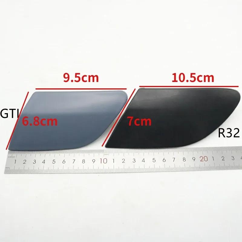 Front Bumper Headlamp Cover Head Light Washer Nozzle Cap For VW Golf V MK5 GTI R32 2003-2009