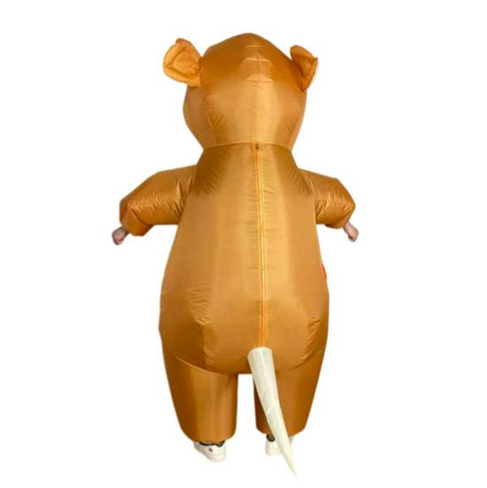 Надувной костюм Мыши на Пасху с аксессуарами в виде расписных яиц и солнцезащитными очками