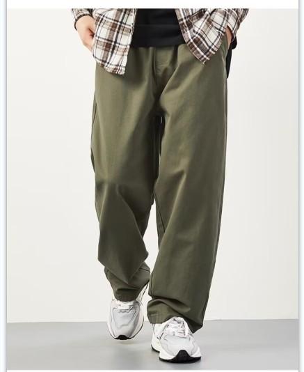 Новые мужские повседневные брюки летние свободные прямые комбинезоны модные все подходящие брюки