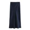 Fashion Kaslead Women's Silk Satin Skirt