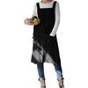 Simple Pocket Apron Cotton Household Waterproof Apron Durable Unisex Work Clothes  Coffee Shop
