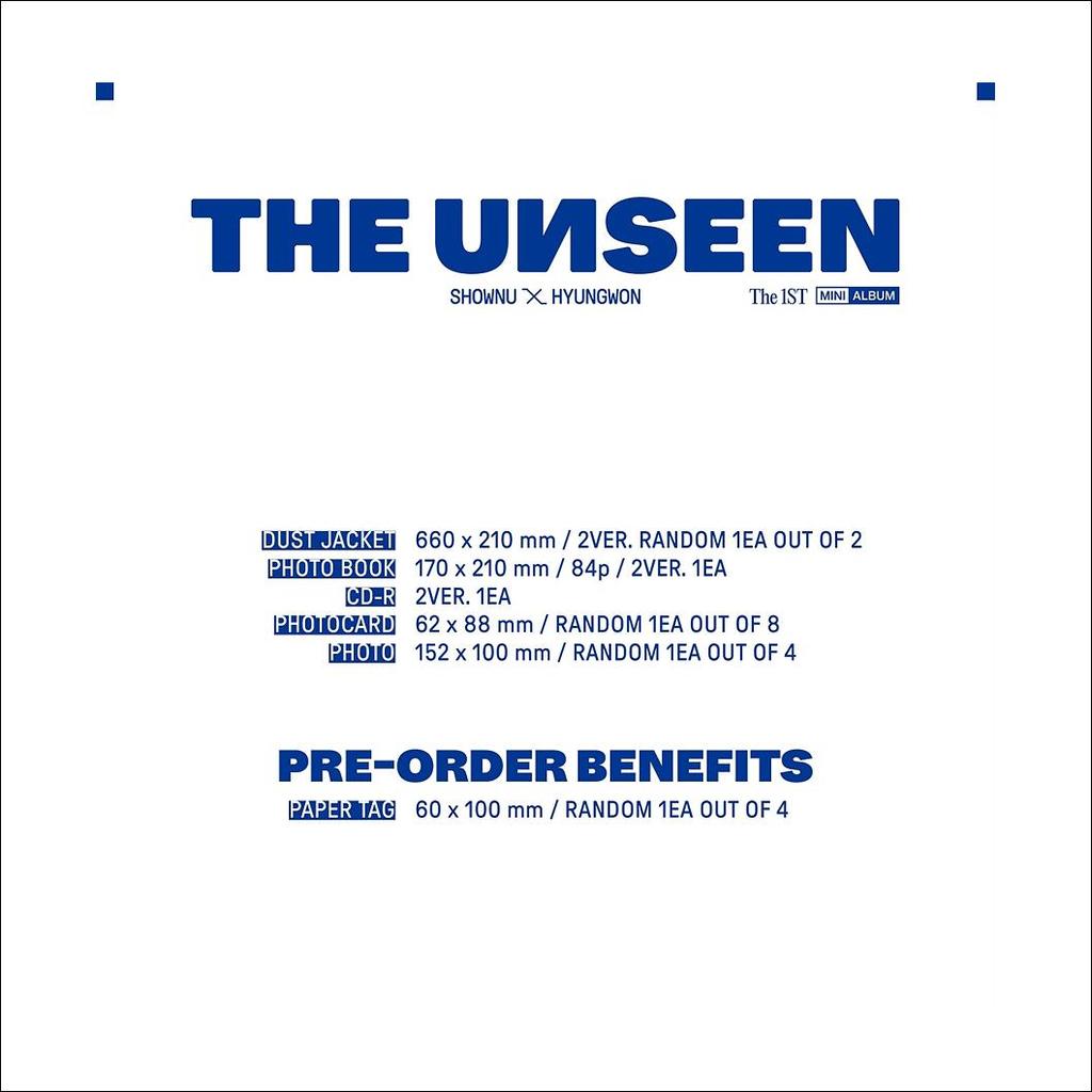 SHOWNU X HYUNWON - НЕВИДИМОЕ (ВЕР.1 / ВЕР/2) Альбом