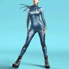 Women's Bodysuit Role Play Robot Adult Costume Colorful Texture Print Bodysuit Clothing Halloween Carnival Costume 2025