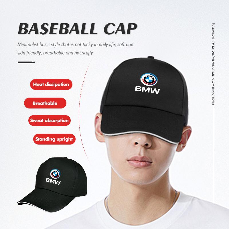For BMW E81 Car Logo Fashion Summer Style Baseball Cap Visor Sport Hat For BMW G01 G02 F15 F16 G05 G06 G07 F07 G30 G32 F40 F44 F34