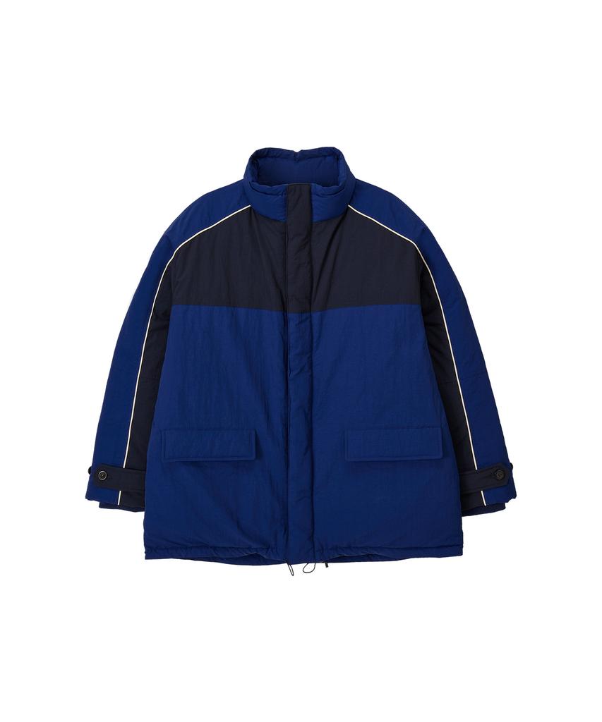 Nohant Color Block Padding Jumper Blue