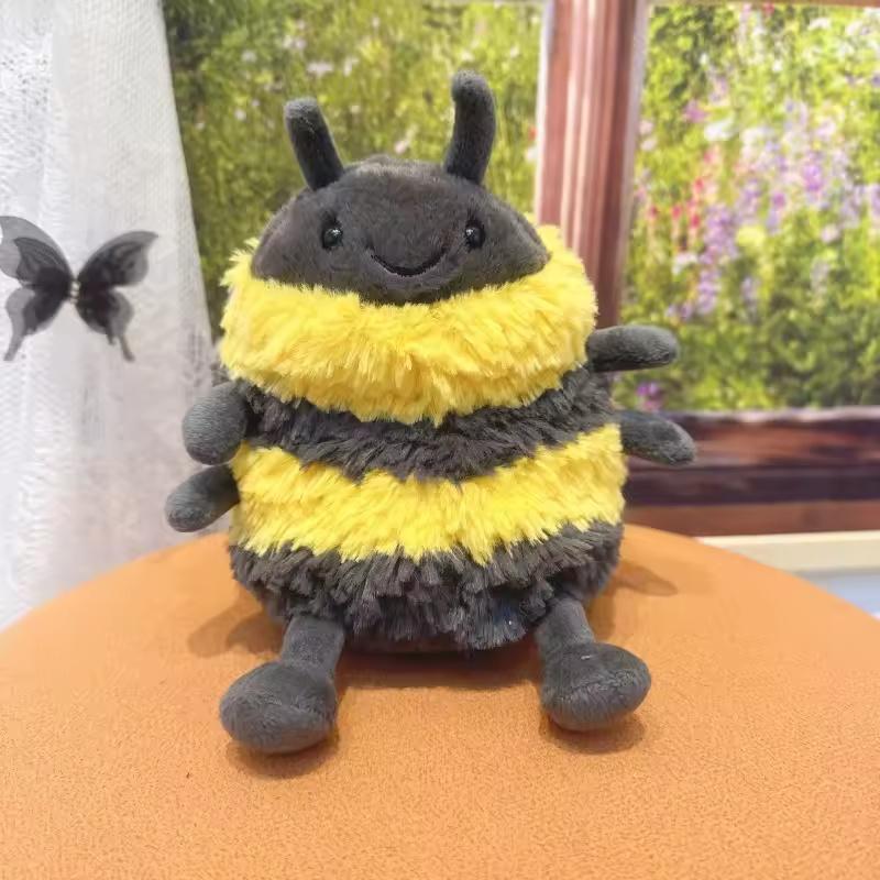 Adorable Bee Spring Plush Toy Doll Super Soft, Cuddly, And Cute Elephant Perfect Soothing Fill Plush Animals Toy Festival Gift