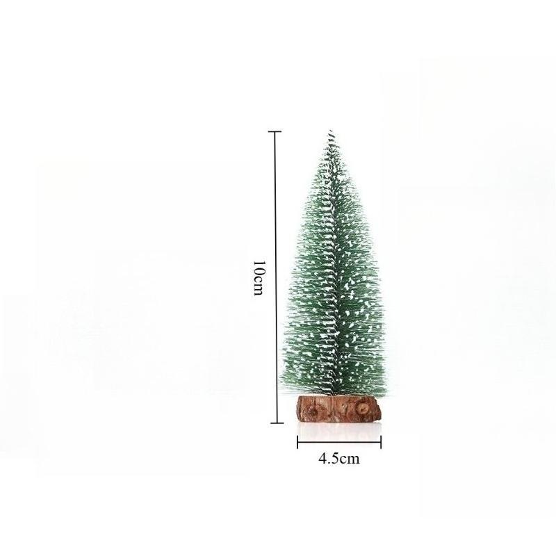 1PCS 6/8/10/15cm Christmas Tree New Year's Decoration Products Mini Christmas Tree Fake Pine Tree Christmas Decoration