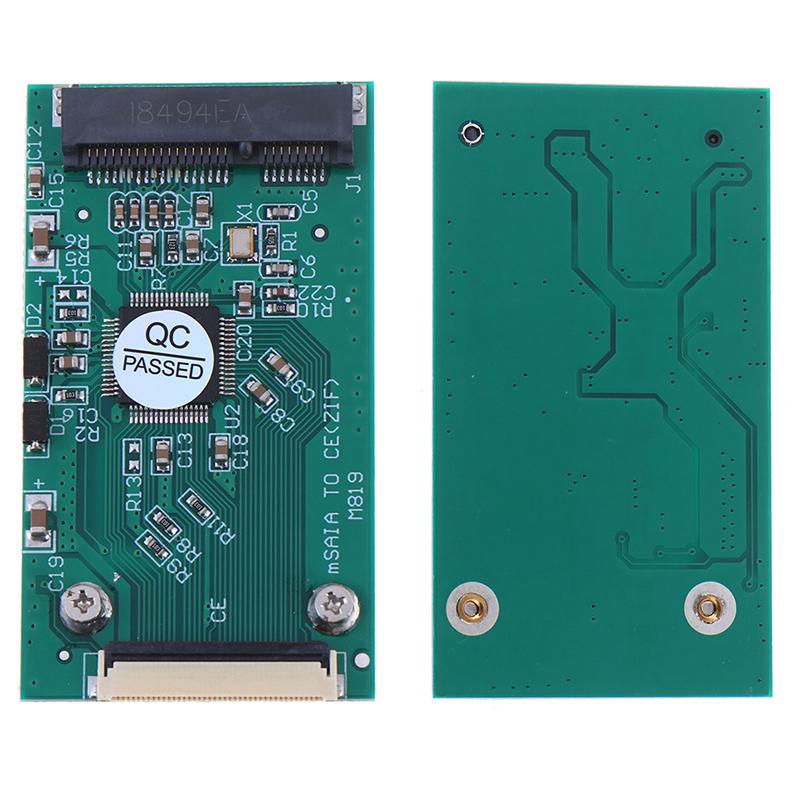 1.8" Мини Msata Pci-E Ssd К 40-контактному Zif Картридер Адаптер-конвертер