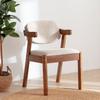 Стул из цельного дерева в скандинавском стиле для дома, стул из дуба со спинкой, обеденный стул для отдыха, офиса, удобного сидячего положения, спальни, учебы, стола, табурета