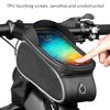 Nylon Black Water Sprinkling Resistant Touching Screen Bike Bag Mobile Phone Bicycle Cycling Packet Equipment