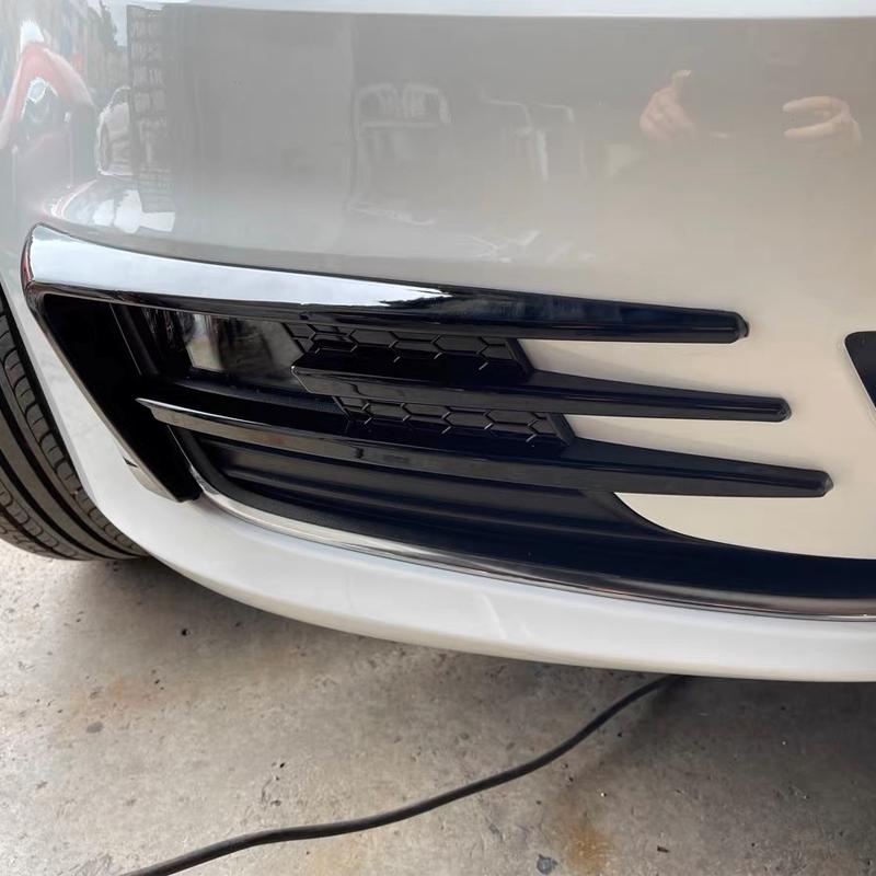 Для Volkswagen VW Аксессуары Golf 7 2013 2014 2015 2016 Передний бампер Сплиттер Canards Противотуманные фары Лампа Крышка Отделка