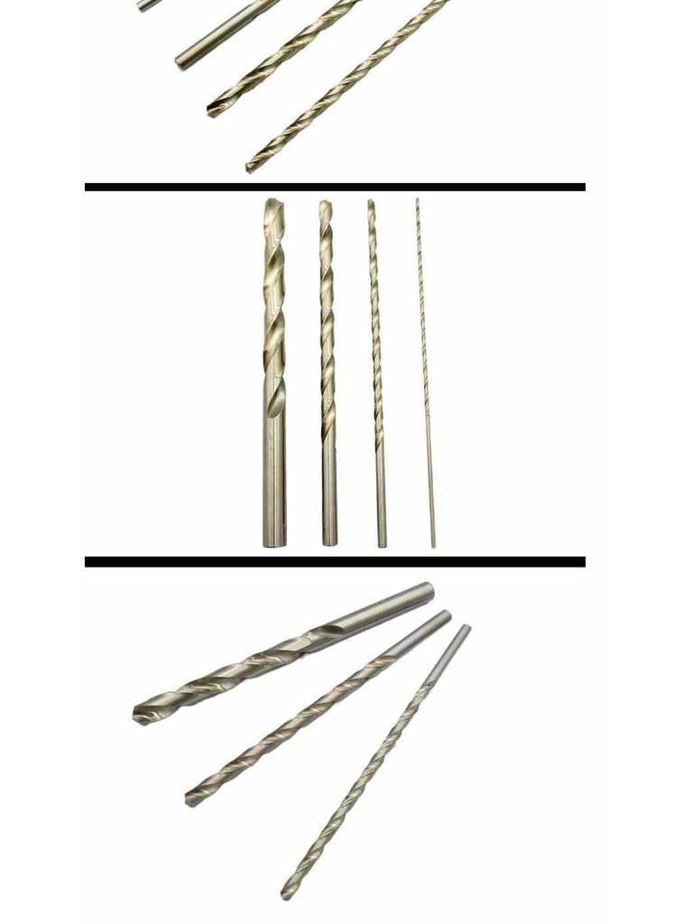 Сверло по металлу со спиралью, очень длинное 5060 см, 500 мм, из быстрорежущей стали, с цилиндрическим хвостовиком, для глубокого сверления в нержавеющей стали, дереве, 468 Серия Industrial.