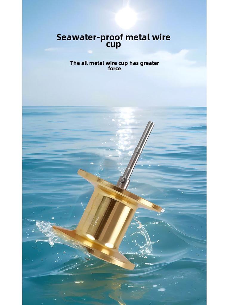 Рыболовная катушка с каплей воды: Кубок для пересечения границ, дальних дистанций, взрывобезопасный, черный.