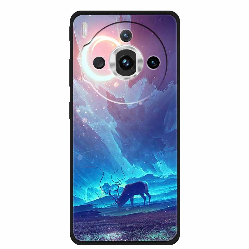 Для ZTE nubia Z60S Pro 6.78" Чехол ТПУ Мягкий Черный Силикон Расписной Милый Кот Звездный Чехол для Nubia Z60S Pro Роскошные Животные Funda