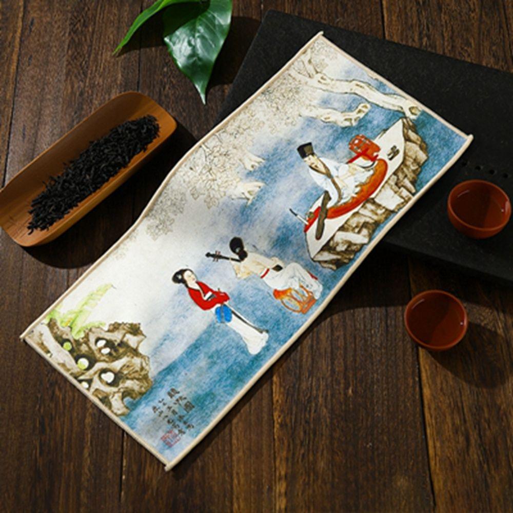 Китайский Толстый Чайный Сервиз Аксессуары Высококлассный Бытовой Профессиональный Чайное Полотенце Подставки Салфетка для Чая