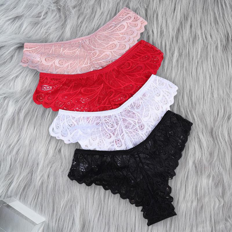 Женские модные кружевные трусики, ультратонкие бесшовные мягкие трусы-бикини, красивые бедра, нижнее белье