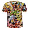 2026 Dragon Ball Лицензированная 3D-печать Семейная одежда Футболка S-6XL 90см-160см Аниме Тренд Гоку Веджета Повседневные Топы для Родителей и Детей