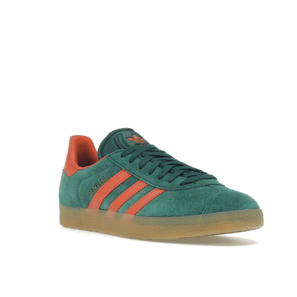 Adidas Gazelle Collegiate Green Preloved Red Мужские кроссовки Gum IG6200