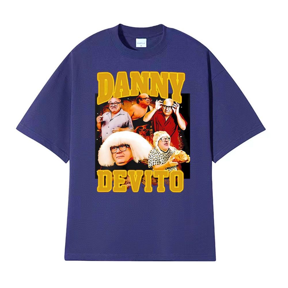 Trash Man Danny Devito Vintage Rap T Shirt High Quality Tshirts Unisex Short Sleeve Comfort Mens Clothing Tee Shirt Streetwear