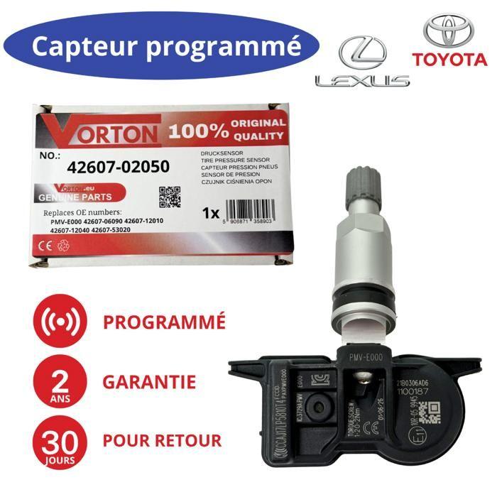 Датчик давления в шинах (TPMS) - VORTON - PMV-E000 / 42607-02050 - Запрограммированный - Клапан колеса - Совместимый Toyota/Lexus USA