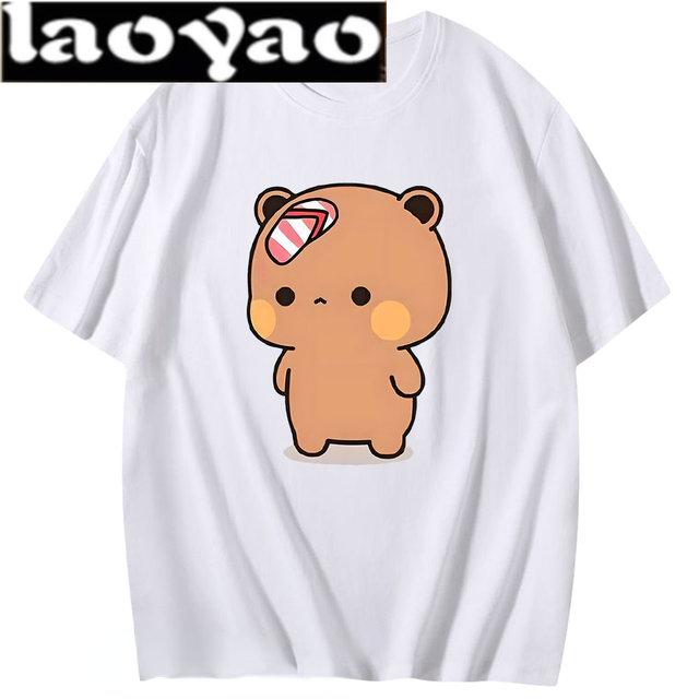 Men Women Casual Streetwear Tee Shirt Tops Lovely Bubu Is Throwing Flipflops At Dudu Since He Teases Bubu T Shirt
