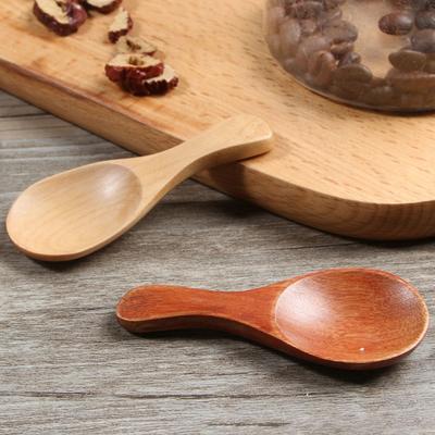 Мини-деревянные ложки Мини-дегустационные ложки для кухни Приготовление пищи Приправа Масло Кофе