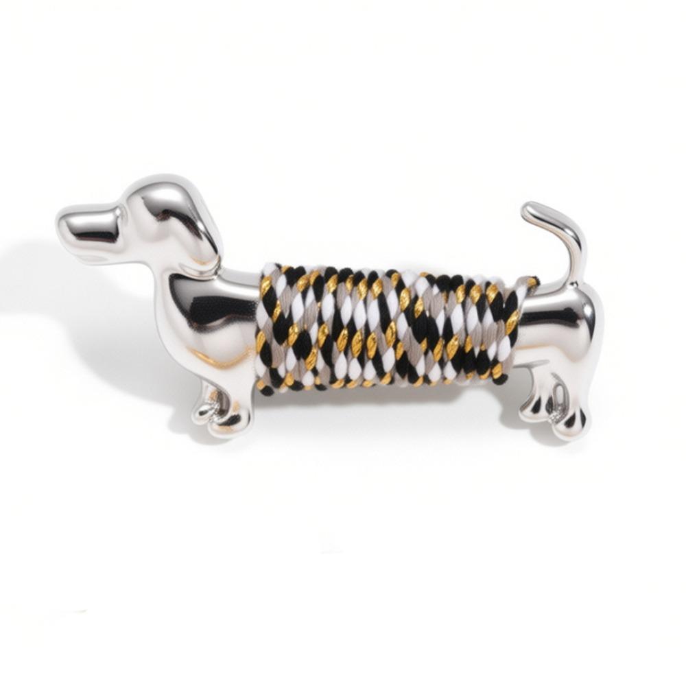 Luxury Cute Dog Brooch Retro Animal Lapel Pin Vintage Sausage Dog Brooch  Suit Accessories