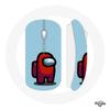 Wireless Mouse - MANIACASE - Among Us - Blue Background - Compatible Mac and PC - USB Wifi