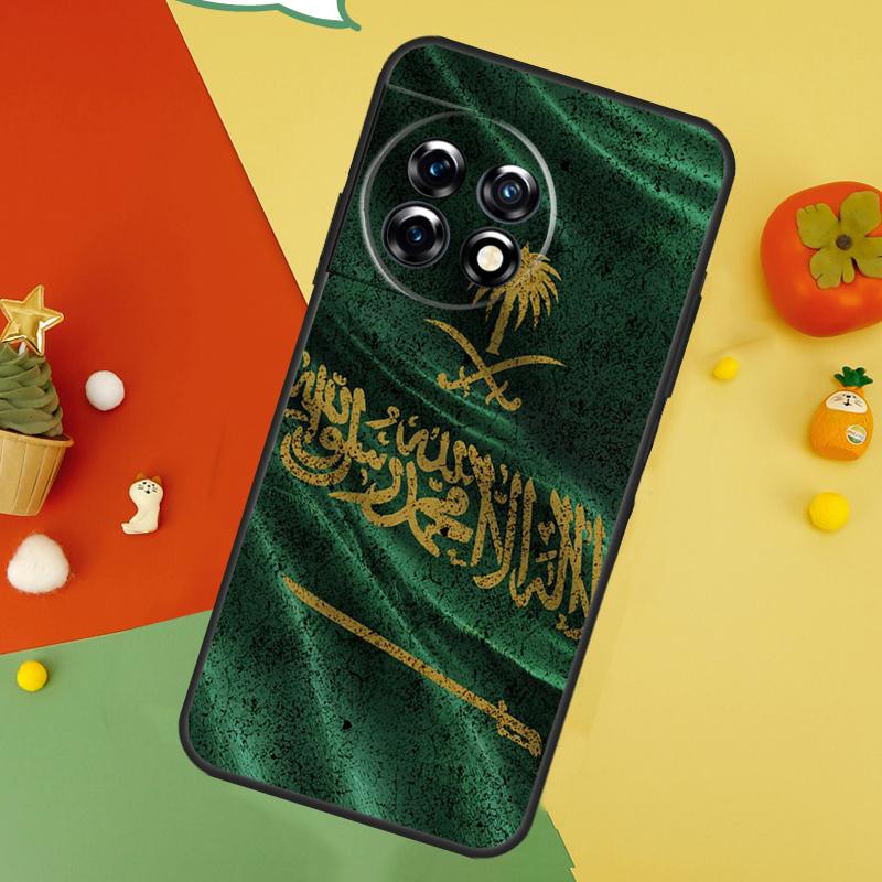 Чехол с флагом Королевства Саудовская Аравия для OnePlus 9 10 Pro 11 12 13 15 13T 13R 12R 10T 8T Nord 5 CE 2 3 4 Lite N20 N30